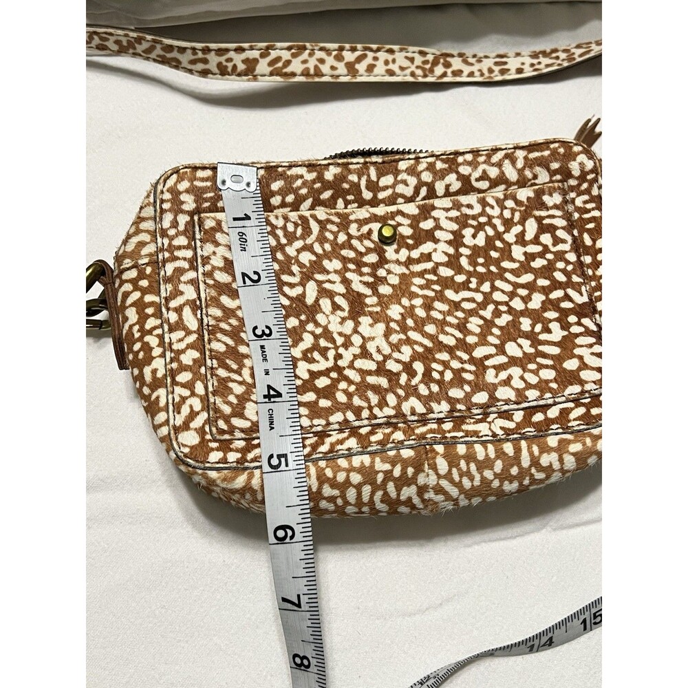 Madewell  The Transport Camera Bag Animal Spot Calf Hair Edition EUC - Picture 11 of 12